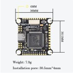 Vente en gros JHEMCU GF30H743 H743 Contrôleur de vol 480MHZ ICM-42688-P double baromètre OSD 128M Black Box Dual BEC 3-6S pour drone RC
